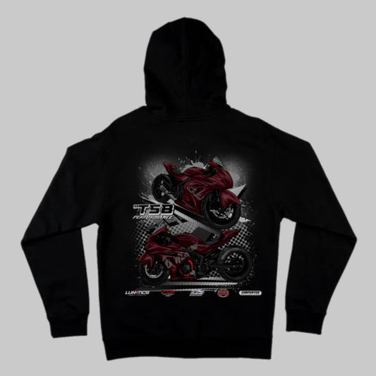 Maroon Rose hoodie